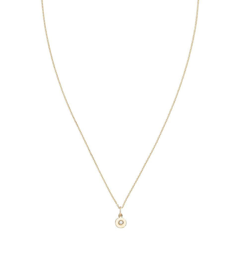 Birth Jewel Mini Disk Charm With Diamond Jewelry Helen Ficalora For Necklaces And Bracelets