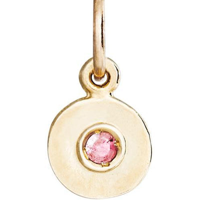 Helen Ficalora 14k Gold October Birthstone Pink Tourmaline Charm