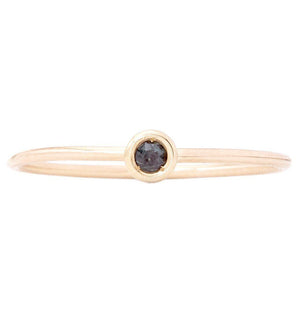 Birth Jewel Stacking Ring With Alexandrite Jewelry Helen Ficalora 14k Yellow Gold 5