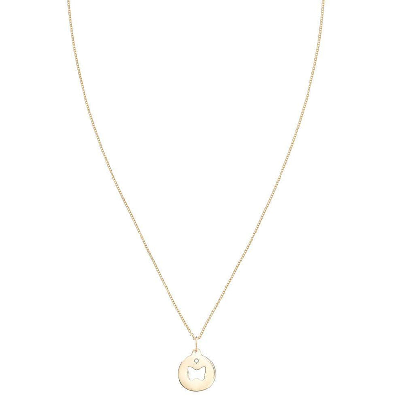 Butterfly Charm With Diamond Jewelry Helen Ficalora