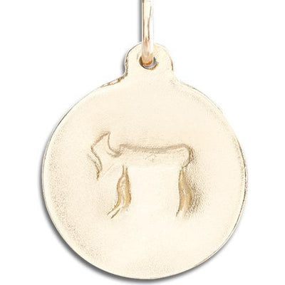 14k Gold Chai Pendant - Helen Ficalora