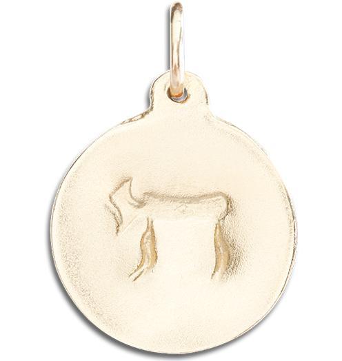 14k Gold Chai Pendant - Helen Ficalora