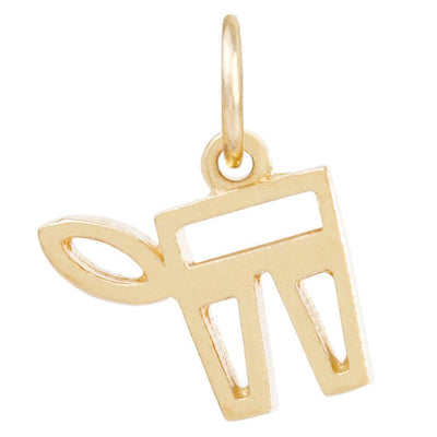 Chai Outline Charm Jewelry Helen Ficalora 14k Yellow Gold