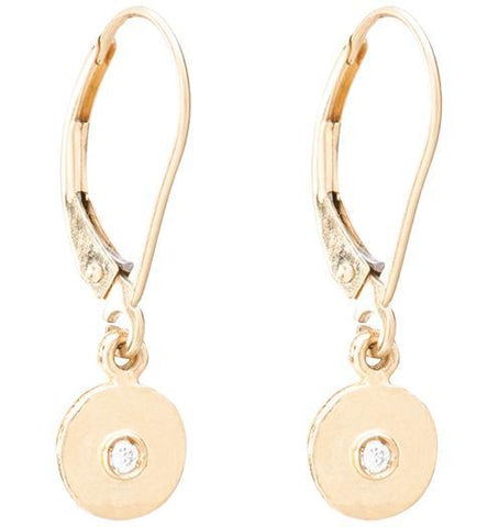 Dangle Disk Earrings