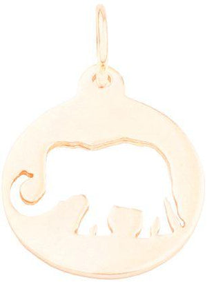 Elephant Cutout Charm Jewelry Helen Ficalora 14k Yellow Gold