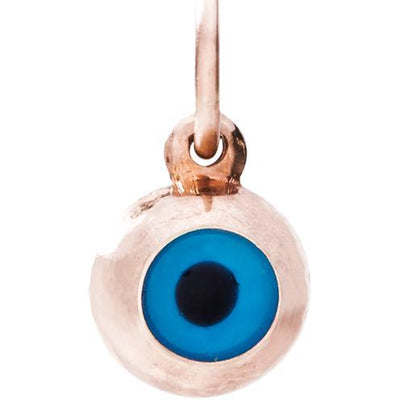 Mini 14k Yellow Gold Evil Eye Charm Jewelry Helen Ficalora