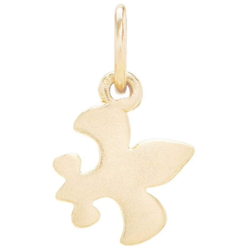 Flat Fleur De Lis Charm Jewelry Helen Ficalora 14k Yellow Gold