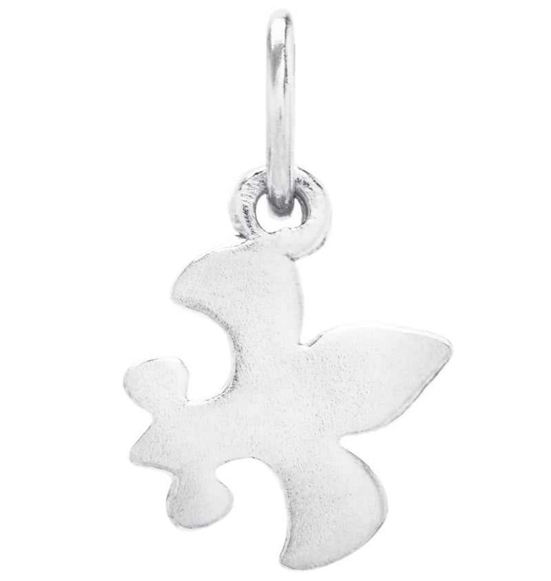 Flat Fleur De Lis Charm Jewelry Helen Ficalora Sterling Silver