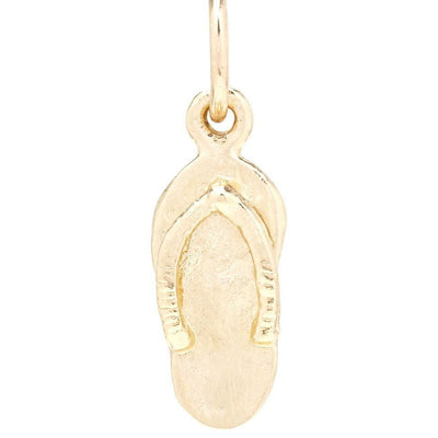 Helen Ficalora Gold Flip Flop Charm