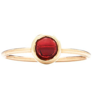 Gemstone Stacking Ring With Garnet Jewelry Helen Ficalora 14k Yellow Gold 5