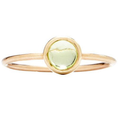 Gemstone Stacking Ring With Peridot Jewelry Helen Ficalora 14k Yellow Gold 5