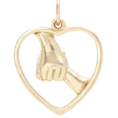 Hand In Hand Charm Jewelry Helen Ficalora 14k Yellow Gold