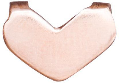 Heart Spacer Charm Jewelry Helen Ficalora 14k Pink Gold
