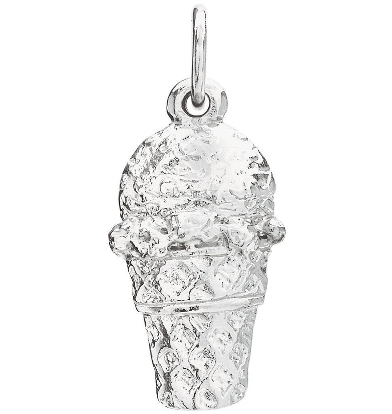 Ice Cream Scoop Mini Charm Jewelry Helen Ficalora Sterling Silver