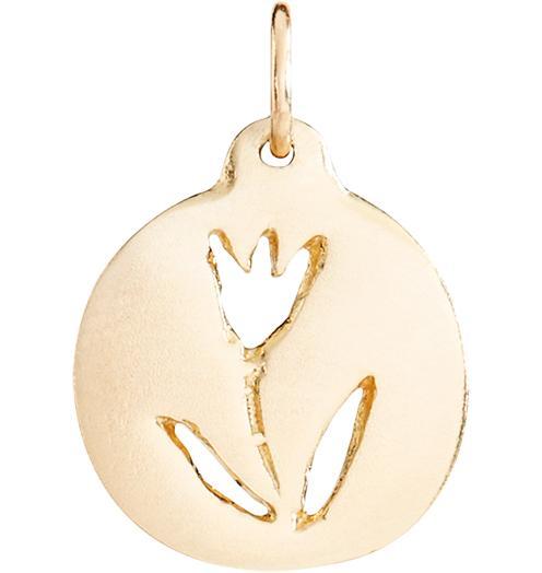 JG Tulip Charm Jewelry Helen Ficalora 14k Yellow Gold 16in