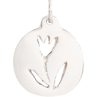 JG Tulip Charm Jewelry Helen Ficalora 14k White Gold 16in