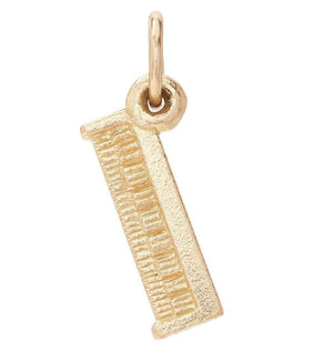 Helen Ficalora 14k Yellow Gold Keyboard Piano Charm