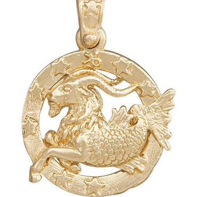 Helen Ficalora Large 14k Yellow Gold Capricorn Charm
