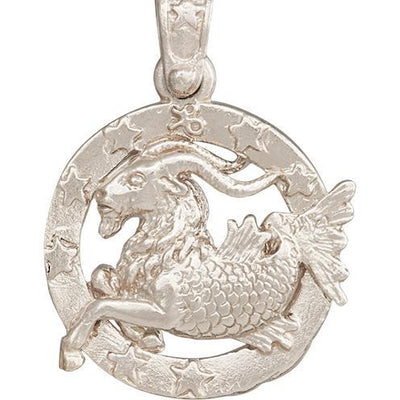 Helen Ficalora Large 14k White Gold Capricorn Charm