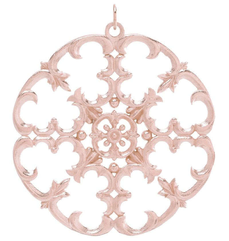 Large Filigree Charm Jewelry Helen Ficalora 14k Pink Gold