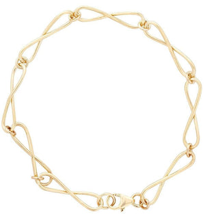 Large Infinity Bracelet Jewelry Helen Ficalora 14k Yellow Gold