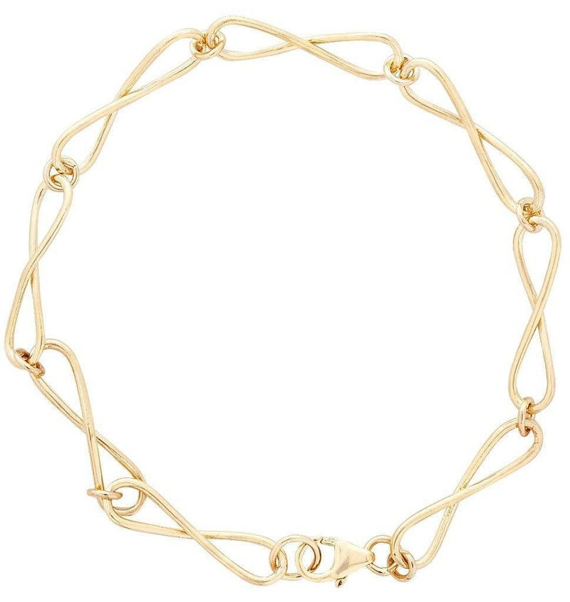 Large Infinity Bracelet Jewelry Helen Ficalora 14k Yellow Gold