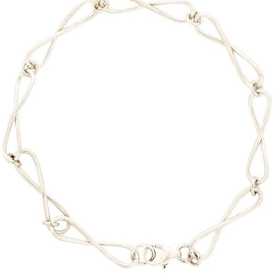 Large Infinity Bracelet Jewelry Helen Ficalora 14k White Gold