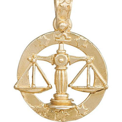 Helen Ficalora 14k Gold Libra Charm for Necklaces & Bracelets