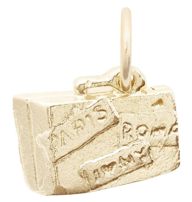 Luggage Mini Charm Jewelry Helen Ficalora 14k Yellow Gold For Necklaces And Bracelets