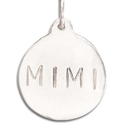 "Mimi" Disk Charm Jewelry Helen Ficalora 14k White Gold