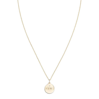 "Mimi" Disk Charm With Diamond Jewelry Helen Ficalora For Necklaces And Bracelets