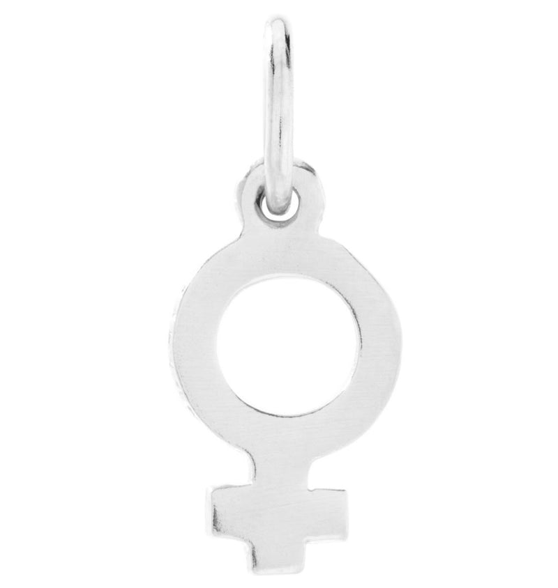 Mini Female Symbol Charm Jewelry Helen Ficalora Sterling Silver