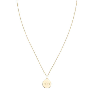 "Mom" Disk Charm Jewelry Helen Ficalora