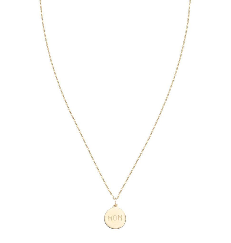 "Mom" Disk Charm Jewelry Helen Ficalora
