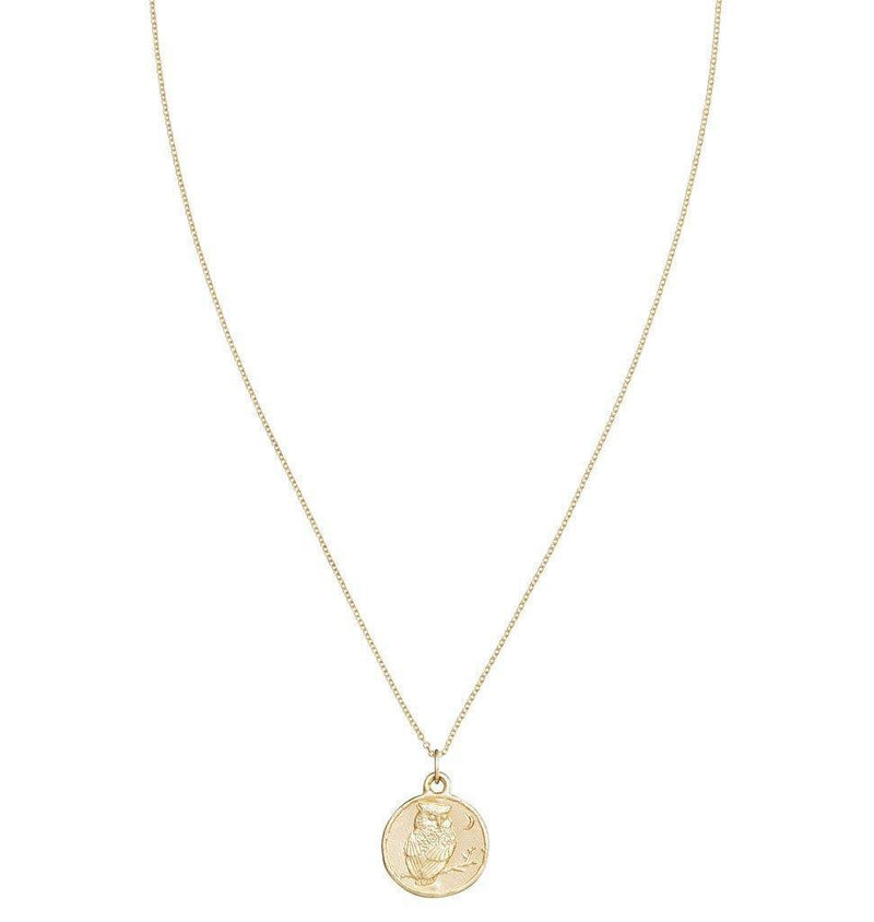 Owl Coin Charm Jewelry Helen Ficalora