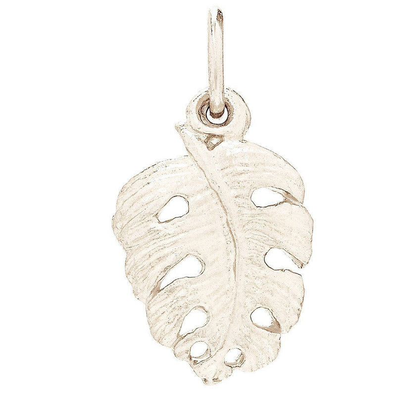 Palm Leaf Mini Charm Jewelry Helen Ficalora 14k White Gold