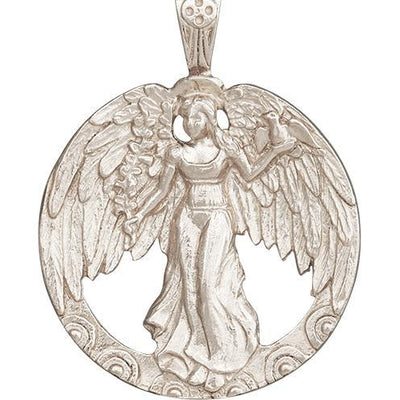 Peace Angel Charm Jewelry Helen Ficalora 14k White Gold
