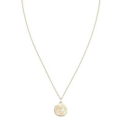 Rose Disk Charm Jewelry Helen Ficalora