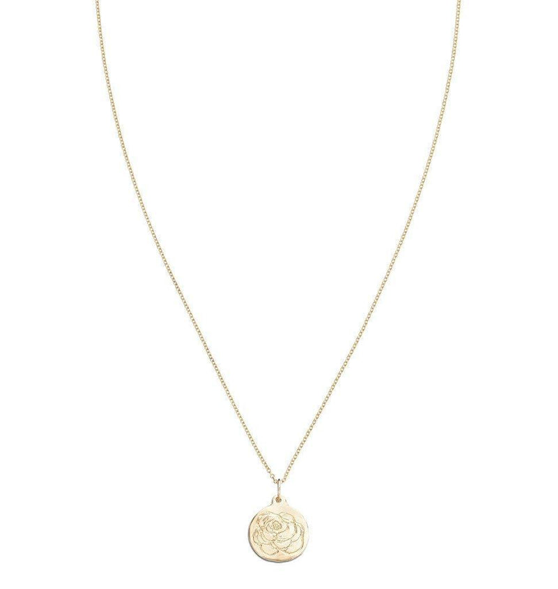 Rose Disk Charm Jewelry Helen Ficalora