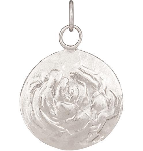 Rose Repouss̩e Charm Jewelry Helen Ficalora 14k White Gold