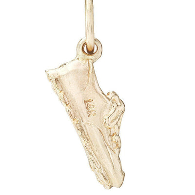 Running Shoe Mini Charm Jewelry Helen Ficalora 14k Yellow Gold