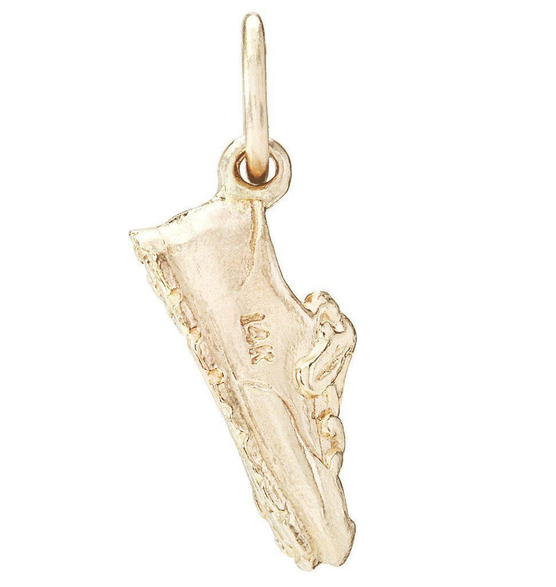 Running Shoe Mini Charm Jewelry Helen Ficalora 14k Yellow Gold