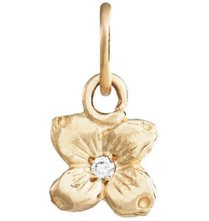 Helen Ficalora 14k Gold Small Dogwood Flower Charm