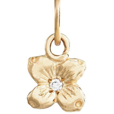Helen Ficalora 14k Gold Small Dogwood Flower Charm