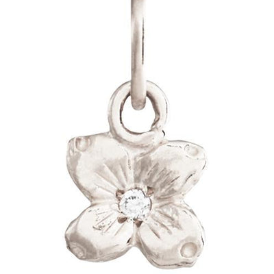 Helen Ficalora 14k White Gold Small Dogwood Flower Charm