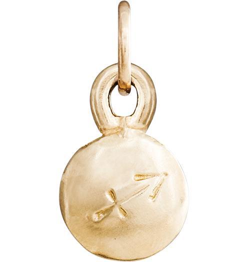 Small Sagittarius Zodiac Charm Jewelry Helen Ficalora 14k Yellow Gold