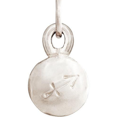 Small Sagittarius Zodiac Charm Jewelry Helen Ficalora 14k White Gold