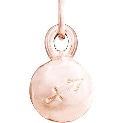 Small Sagittarius Zodiac Charm Jewelry Helen Ficalora 14k Pink Gold