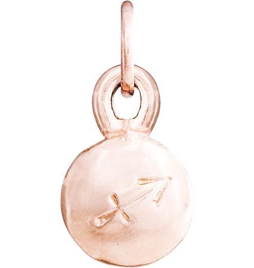 Small Sagittarius Zodiac Charm Jewelry Helen Ficalora 14k Pink Gold