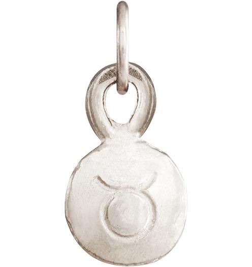 Small Taurus Zodiac Charm Jewelry Helen Ficalora 14k White Gold